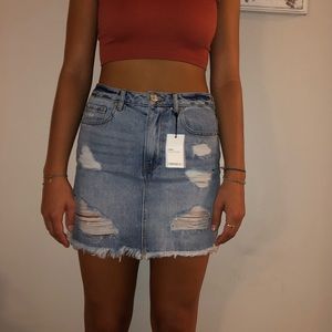 Forever 21 Denim Skirt New With Tags